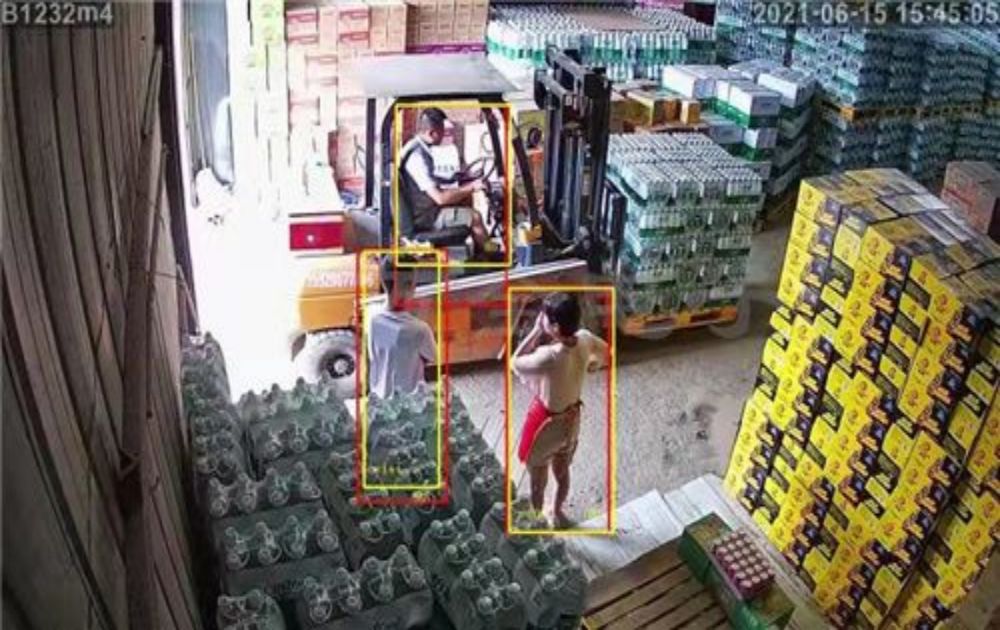 AI視頻監(jiān)控系統(tǒng)倉庫監(jiān)控安裝案例