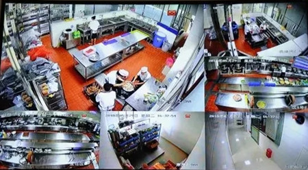 學校食堂安裝高清監(jiān)控攝像頭，不僅為了監(jiān)控更是為了舌尖上的安全